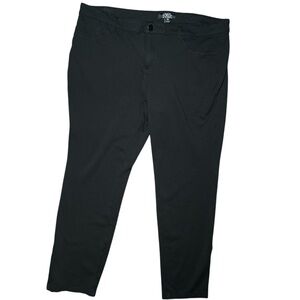 Embellished Black Jeggings Bling Pocket Stretch Pants Size 18